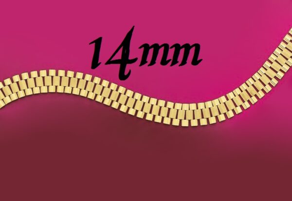 10K GOLD ROLEX STYLE CHAIN 5MM – 24MM - Image 10