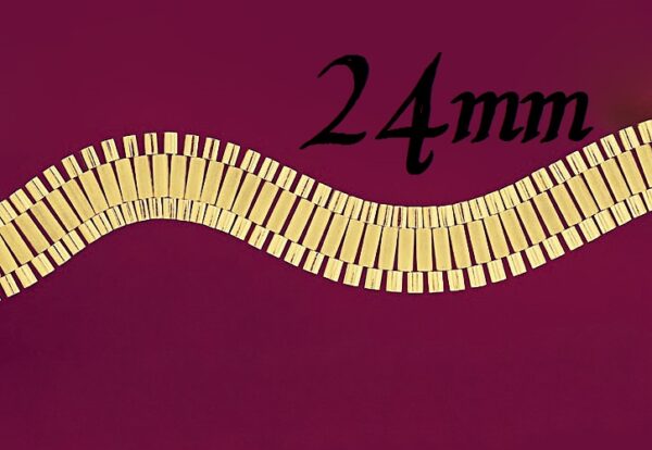 10K GOLD ROLEX STYLE CHAIN 5MM – 24MM - Image 11