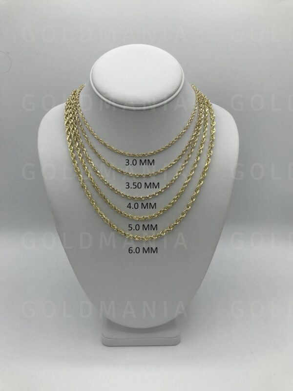 10K Hollow rope chain - Image 3