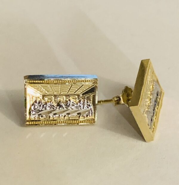 10K Last Supper Earrings