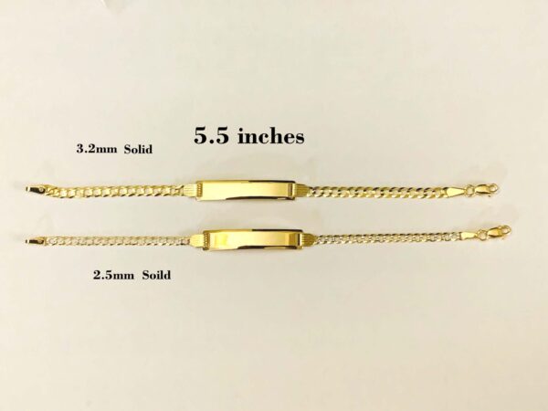 10K Baby ID Bracelets
