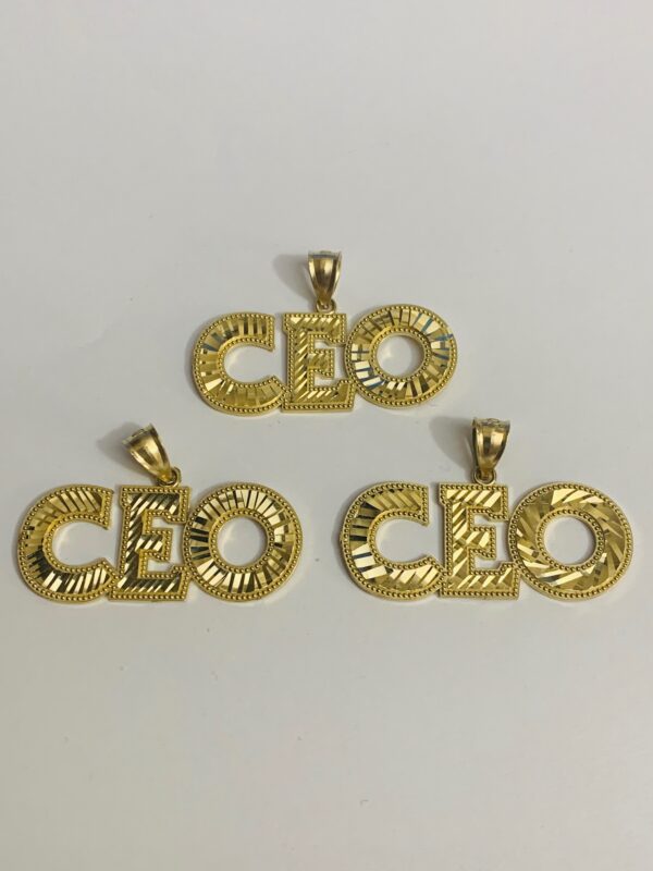 10K Gold  CEO Pendant. - Image 2