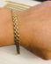 10K Rolex style bracelet 8"