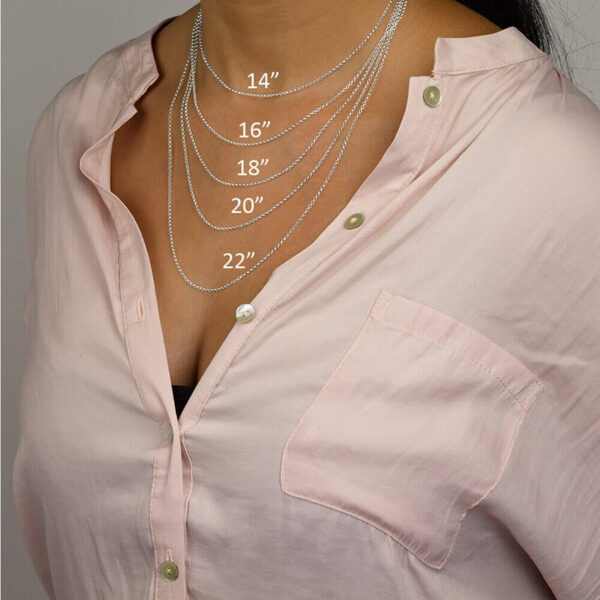 10K Rolex Style chain 8mm with Heart slider pendant - Image 4