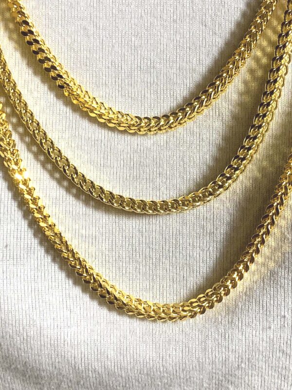 10K Hollow Franco Chain. 3.5mm (approximate) - Image 4