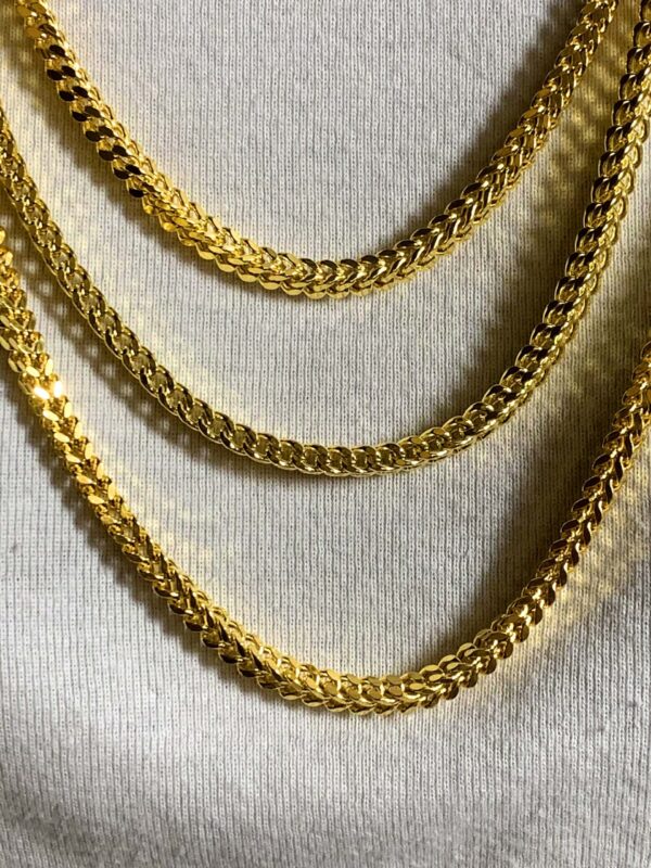 10K GOLD FRANCO CHAIN 1MM – 7MM - Image 4