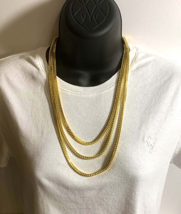 10K GOLD FRANCO CHAIN 1MM – 7MM - Image 3