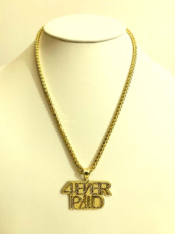 20", 5mm Palm Tree chain with Charms, 10K Gold - Image 5