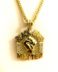 BLM pendant with Palm Tree chain. 4mm, 26" chain