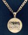 Hollow Cuban chain (2 tone) with Round Last supper pendant 10K Gold