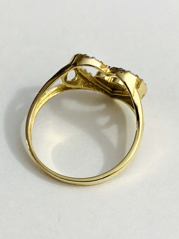 10K Heart Ring and Earring - Image 4