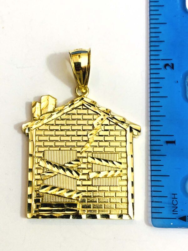 Trap House 10K Gold Pendant