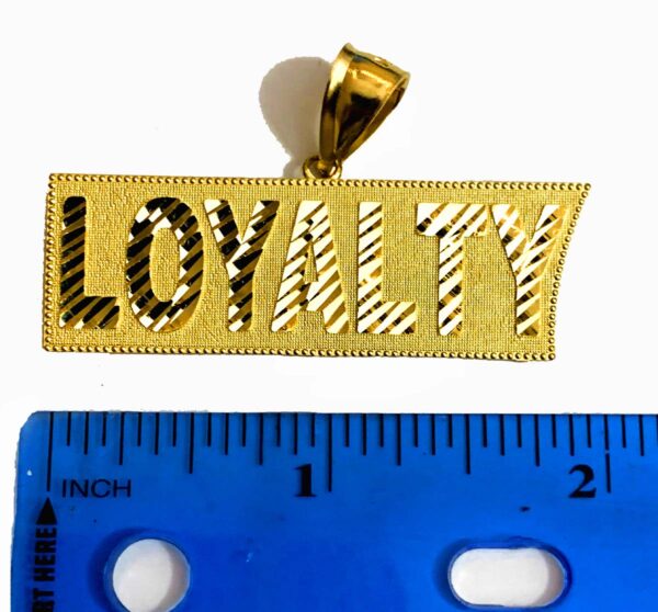 10K Gold Loyalty Pendant - Image 3
