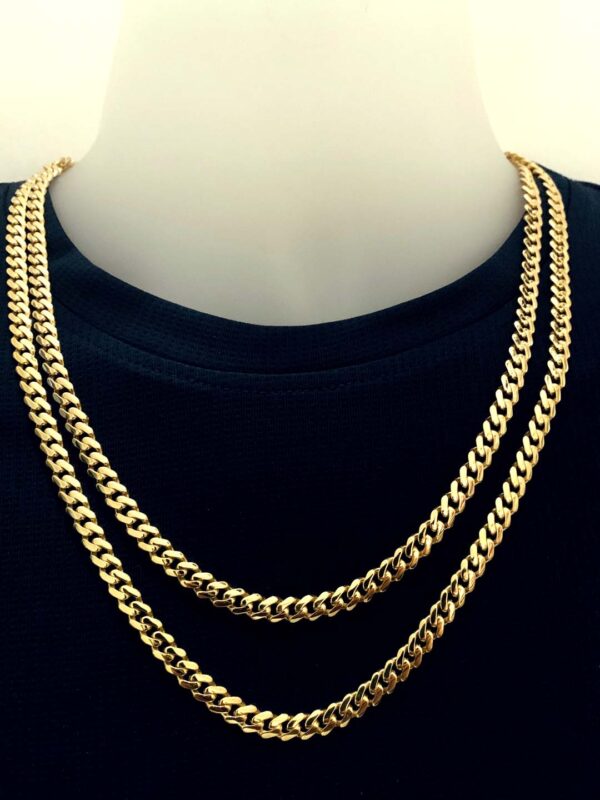 10K Miami Cuban Style Chain ( light weight with breathing holes)