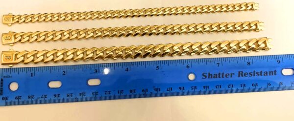 10K Miami Cuban Style Bracelets - Image 5